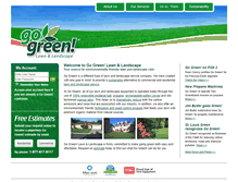 Tablet Screenshot of greenlawns.com